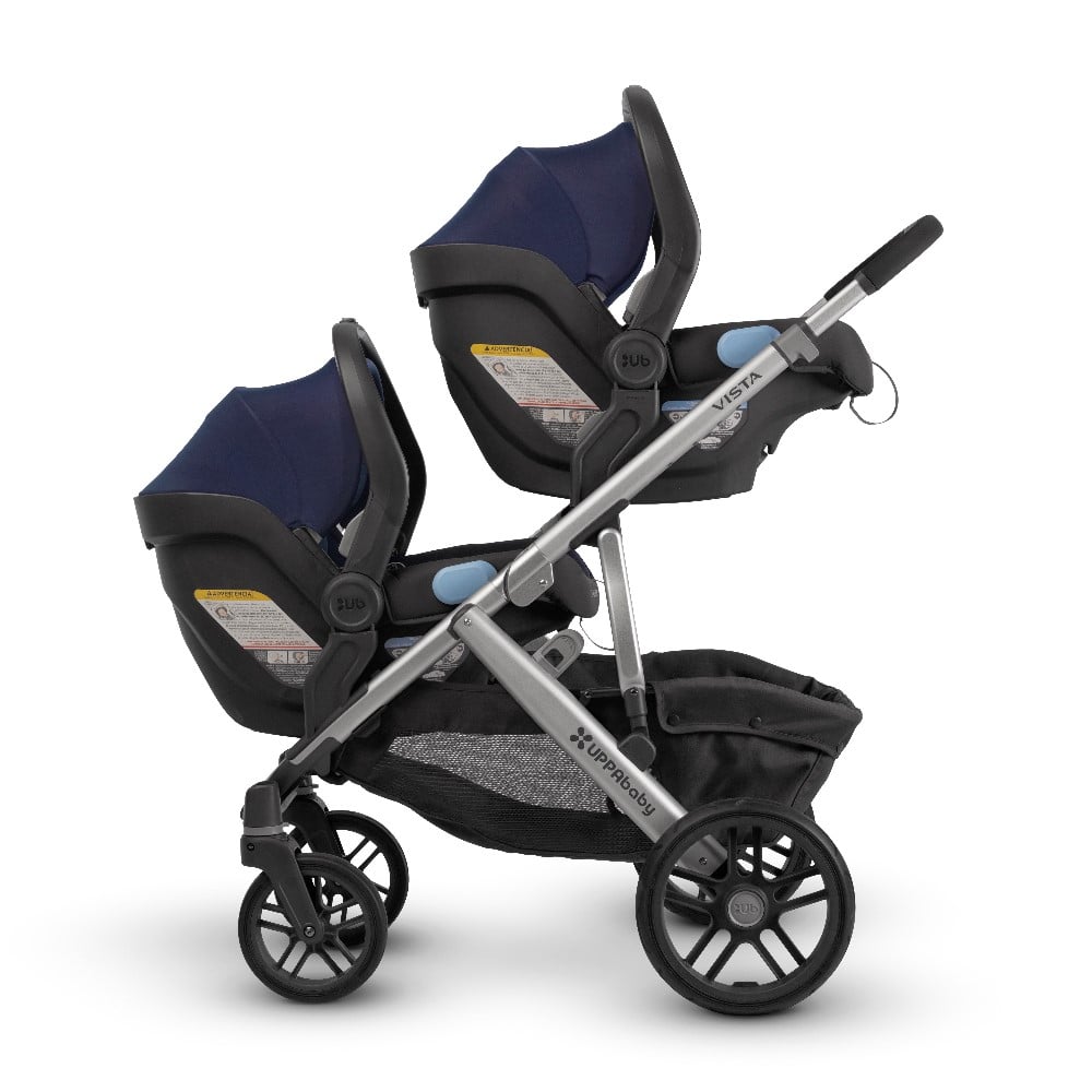 vista double twins carseats