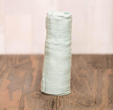 little unicorn sage swaddle