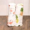 Picture of Deluxe Bamboo Muslin Swaddle 2 Pack - Pink Ladies by Little Unicorn