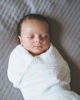 Picture of Cotton Muslin Swaddle Single - White by Little Unicorn