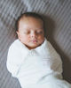 Picture of Cotton Muslin Swaddle Single - White by Little Unicorn