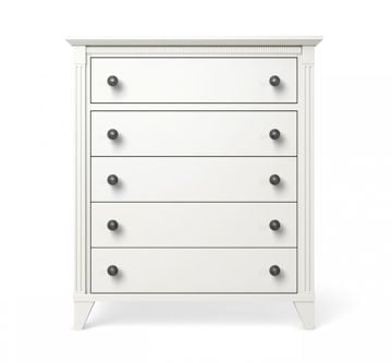 Picture of Edison 5 Drawer Chest White