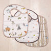 Picture of Cotton Classic Bibs 3Pk Forest Friends