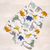 Picture of Cotton Muslin Swaddle Single - Dino Friends by Little Unicorn