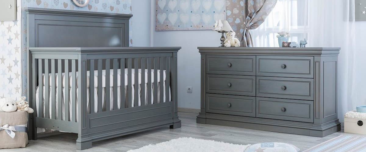 Silva Furniture Jackson Flint Finish Nursery Furniture