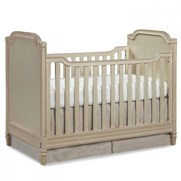 Cottage Crib Wood Ends Haven Heather Gray