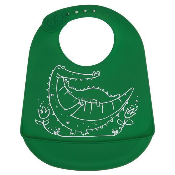 Picture of Bucket Bib - Crocodile Cuddles - Green
