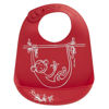 Picture of Bucket Bib - Monkey Business - Red