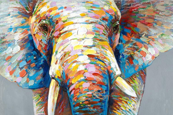 Picture of Elephant Portrait 32X48 | BFPK Artwork