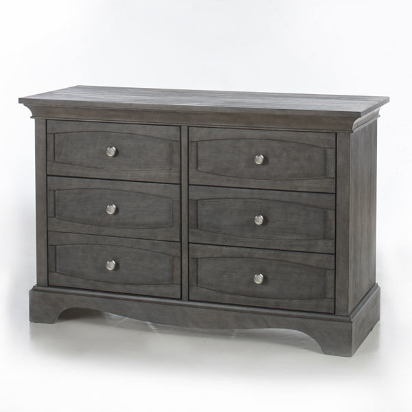 Picture of Ragusa Double Dresser - Distressed Granite by Pali Furniture