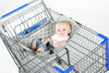 Picture of Shopping Cart Hammock - Gray/Aqua