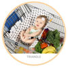 Picture of Shopping Cart Hammock - Triangles
