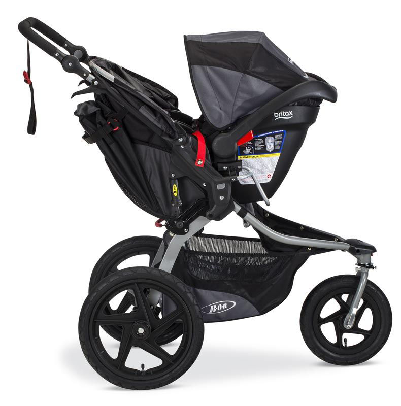 bob double stroller with car seat