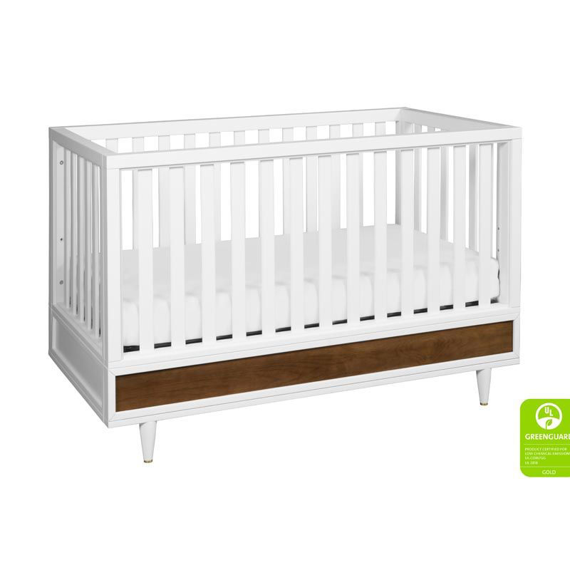 walnut convertible crib