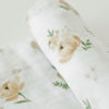 Picture of Cotton Muslin Swaddle Single - Yellow Rose by Little Unicorn