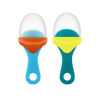 Picture of Pulp Silicone Feeder 2 pack Blue & Orange, Teal & Yellow