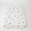 Picture of Cotton Muslin Crib Sheet - Oh Deer by Little Unicorn