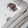 Picture of Cotton Muslin Quilt Big Kid - Bison by Little Unicorn