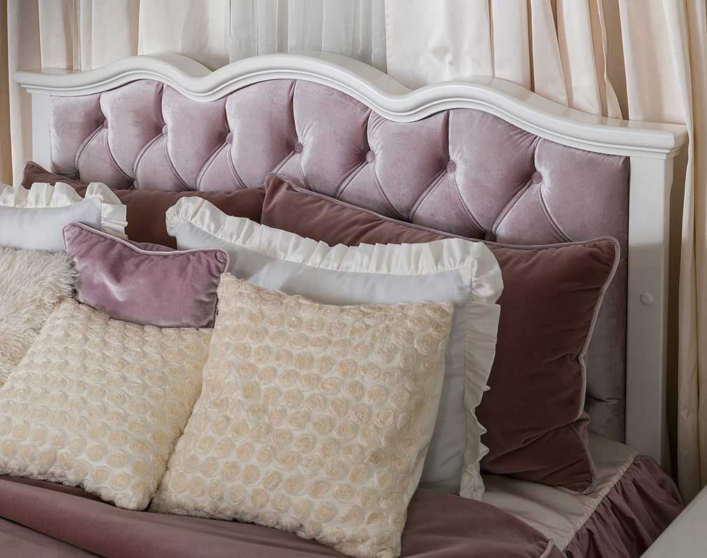 Romina Furniture Cleopatra Tufted, Crib Headboard Pillow
