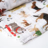 Picture of Cotton Muslin Swaddle Single - Woof by Little Unicorn