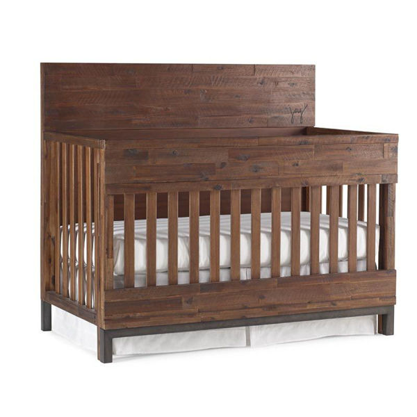 Convertible Crib Greystone Collection Hewn Brown Baby