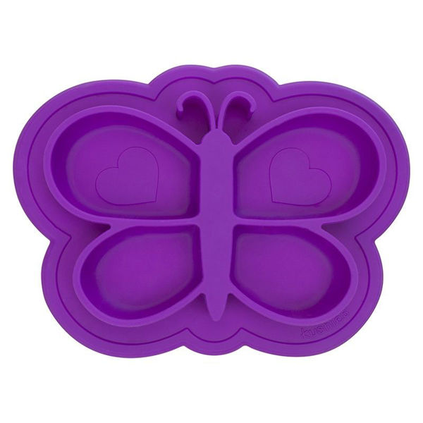 Picture of Siliplate- Violet Butterfly - Toddler Suction Plate