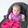 Picture of Silicatch Bib- Butterfly Kiss - Violet