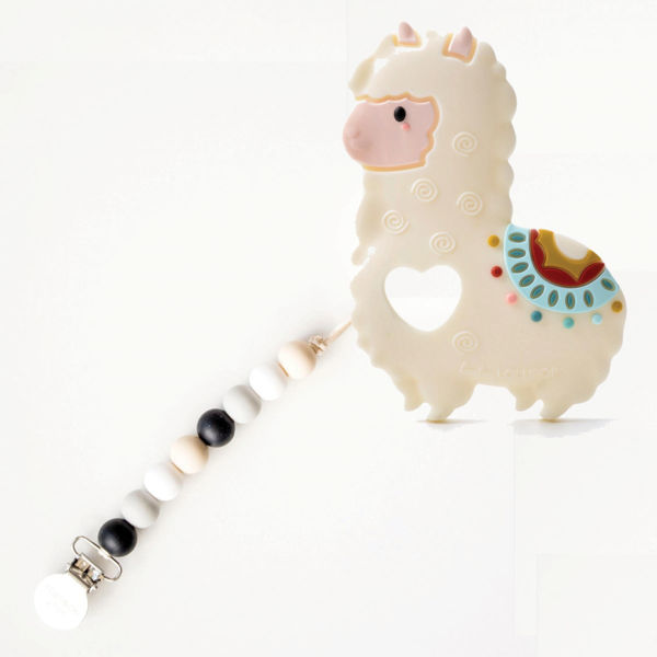Picture of Llama Teether with Black Neutral Holder