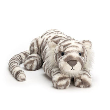 Picture of Sacha Snow Tiger - Large - 18" - Beautifully Scrumptious by JellyCat