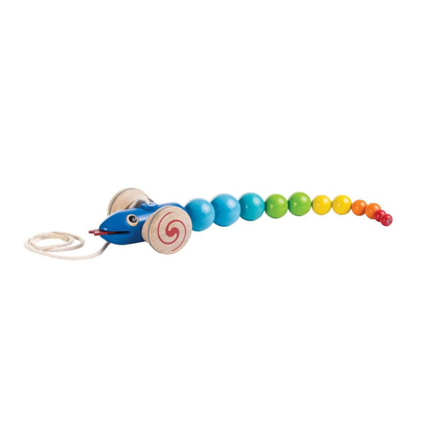Picture of Pull-Along Snake - by Plan Toys
