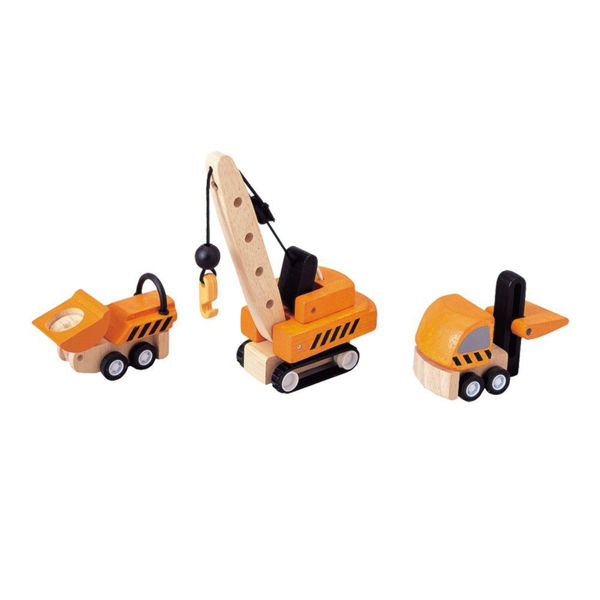 Picture of Construction Vehicles - by Plan Toys
