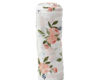 Picture of Cotton Muslin Swaddle Single - Watercolor Roses by Little Unicorn