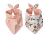 Picture of Cotton Muslin Bandana Bib 2 pack - Watercolor Roses