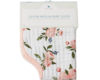 Picture of Cotton Muslin Burp Cloth - Watercolor Roses by Little Unicorn