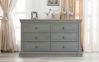 Picture of Jackson 6 Drawer Dresser - Flint