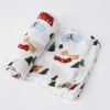 Picture of Deluxe Bamboo Muslin Swaddle 2 Pack - Sweater Soiree by Little Unicorn