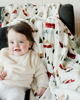 Picture of Deluxe Bamboo Muslin Quilt - Winter Village by Little Unicorn