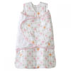 Picture of HALO SleepSack Swaddle - Small -  Cotton Muslin Elephant Plaid Pink