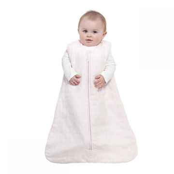 Picture of Halo Sleepsack Small, Quilted Cotton Muslin, Pyramid Pink