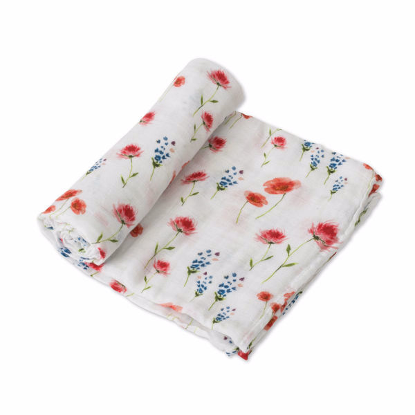 Picture of Cotton Muslin Swaddle Single - Wild Mums by Little Unicorn