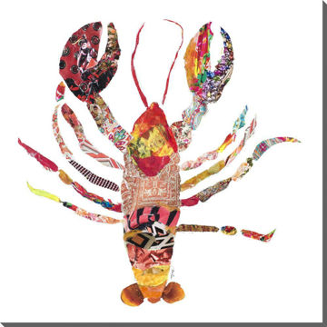 Picture of Collage Lobster - 16" X 16