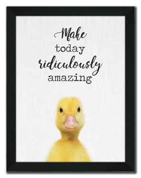 Picture of Animal Talk Duck - 12" X 16