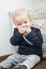 Picture of Blair Blue Pacifier Clip - by Bella Tunno
