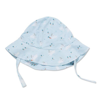 Picture of Sunhat 0-12 Months - Baby Bunnies - Blue Bamboo