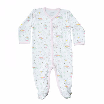 Picture of Noomie Rainbows Zipper Footie