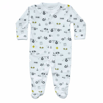 Picture of Noomie Zipper Footie Cars