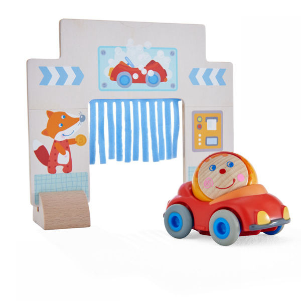 Picture of Kullerbü Theme Set Car Wash | Kullerbu by Haba