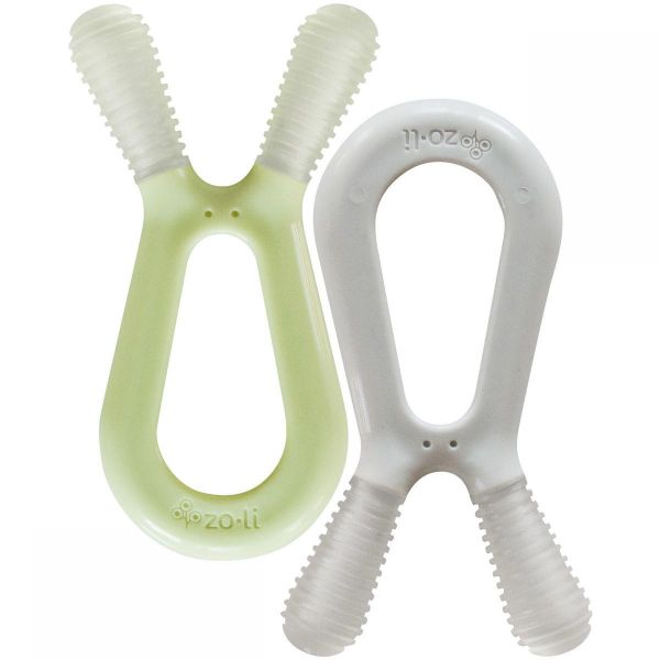 Picture of BUNNY Teethers Set of 2 - Sea Foam + Ash