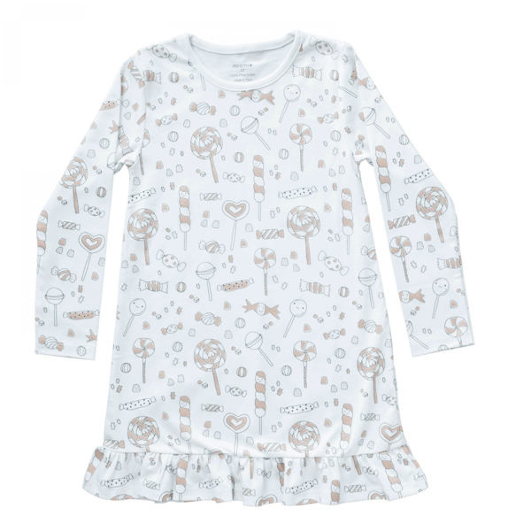 Picture of Noomie Dress with Ruffles - Gold Lollipops