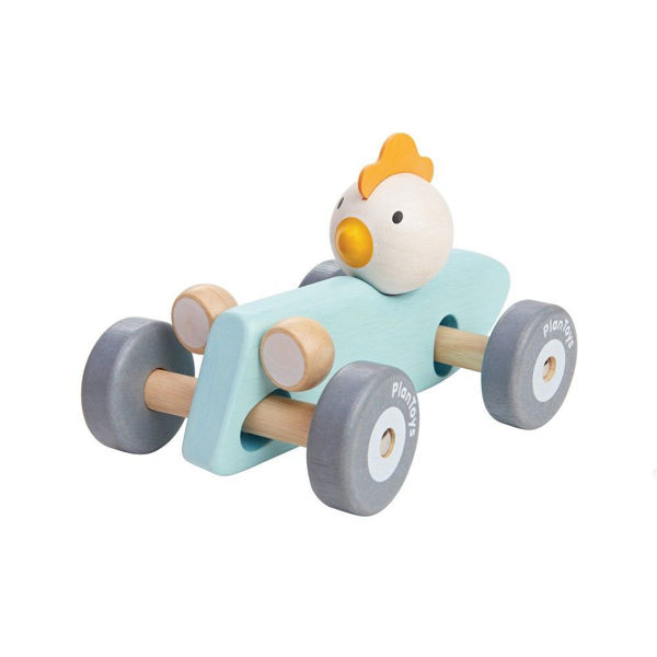 Picture of Chicken Racing Car - by Plan Toys